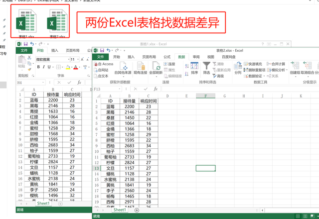 excel比较筛选两列不一样的数据，Excel比较筛选